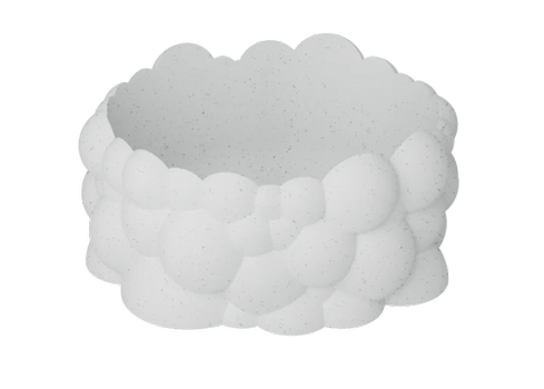 Dazzle & Dawn Bubble Bolle Fuzzy MarbleWhite