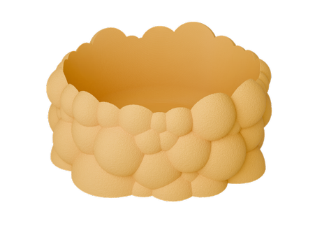 Dazzle & Dawn Bubble Bolle Fuzzy Peach (803-bowl-fuzzy-peach)