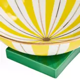 Jonathan Adler Portofino Bolle Gul-Grønn Ø23,5 (368-34788)