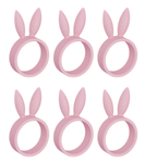 Dazzle & Dawn Bunny Serviettringer Bubblegum 6stk (803-DDP-1010-03)