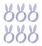 Dazzle & Dawn Bunny Serviettringer Dreamy-Purple 6stk (803-DDP-1010-14)