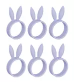 Dazzle & Dawn Easter Bunny Serviettringer Dreamy-Purple 6stk (803-DDP-1010-14)