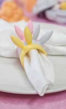 Dazzle & Dawn Easter Bunny Serviettringer Dreamy-Purple 6stk (803-DDP-1010-14)