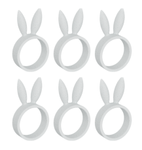 Dazzle & Dawn Bunny Serviettringer Marble-White 6stk (803-DDP-1010-07)