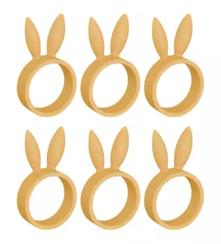 Dazzle & Dawn Easter Bunny Serviettringer Peach 6stk