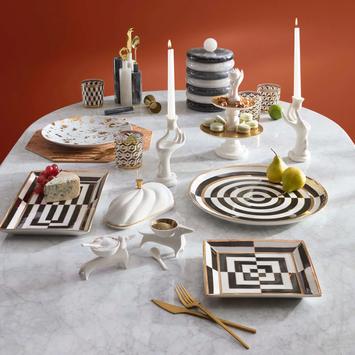 Jonathan Adler Op Art Serveringsfat 21,6x21,6 (368-34818)