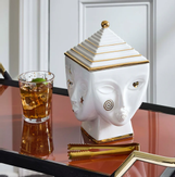 Jonathan Adler Masquerade Isbøtte porselen H25 (368-34937)