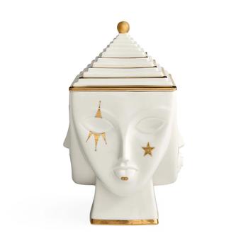 Jonathan Adler Masquerade Isbøtte porselen H25 (368-34937)