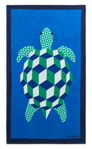 Jonathan Adler Turtle Strandhåndkle Blå 102x178 (368-34736)