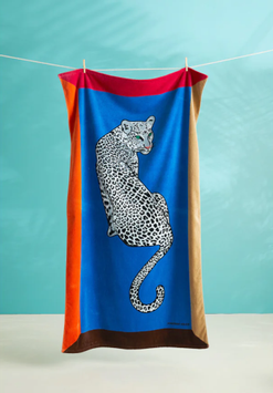 Jonathan Adler Leopard Strandhåndkle 102x178