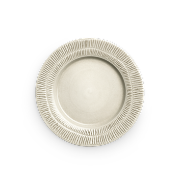 Mateus Stripes Tallerken Sand Ø28