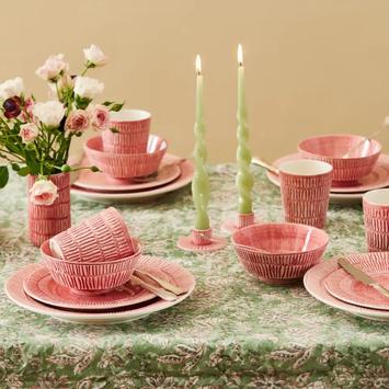 Mateus Stripes Bolle Rosa Ø15 (368-ER06ST)