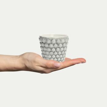 Mateus Bubbles Espressokopp Grå 10cl (368-EBCZ265MB)