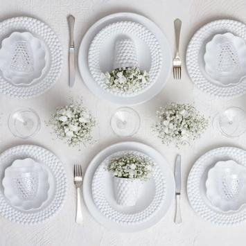 Mateus Bubbles Tallerken Hvit Ø28 (368-EBK5CEB)