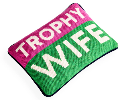 Jonathan Adler Trophy Wife Pute 30x22 (368-35042)
