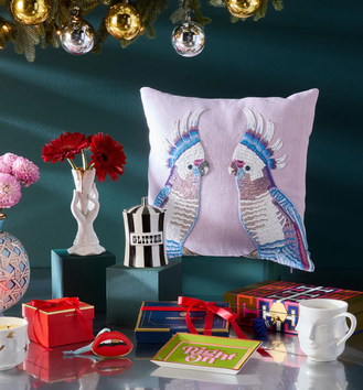 Jonathan Adler Pute Animalia Parrot Glassperler_45x45 (368-34610)