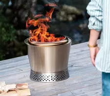 Espegard Bålbrenner Lue Ø40cm rentbrennende bålpanne rustfritt stål