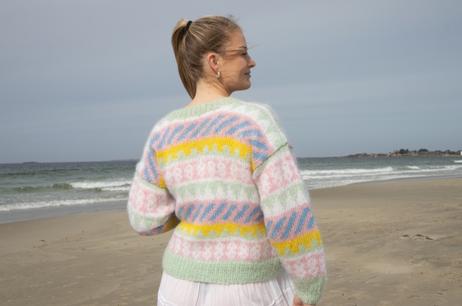House of Yarn Strikkeoppskrift Lana Jakke XS-XXXL (773-481-16)