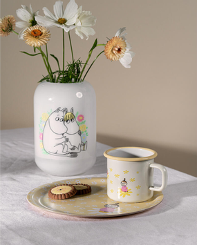 Mummi Emaljekrus "Blomster" 3, 7dl (489-6416114972098)