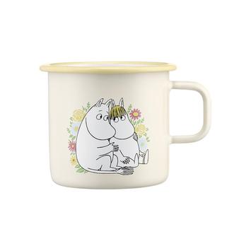 Mummi Emaljekrus "Blomster" 5,5dl