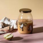 Mummi Glasskrukke med klistremerker 1L (489-6416114972005)