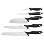 Fiskars Essential Knivblokk med kniver (658-1023782)