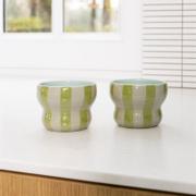 &Klevering Circus Kopper Grønnstripet 2pk