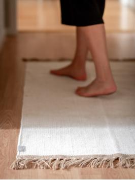 Svanefors  Ian Gulvteppe Ull Offwhite