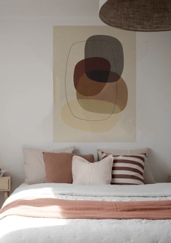 Svanefors  Veggdekorasjon Oval Beige 100x127 (718-1345-75-124)