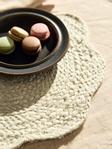 Svanefors  Ekdal Dekkebrikke Offwhite-jute Ø38 (718-1611-82-002)