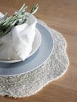 Svanefors  Ekdal Dekkebrikke Offwhite-jute Ø38 (718-1611-82-002)