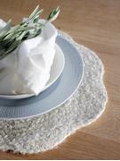 Svanefors  Ekdal Dekkebrikke Offwhite-jute Ø38