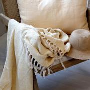 Chic Antique Aix Bomullspledd Resirkulert Melon 130x150