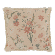 Chic Antique Putetrekk Blomstermønster Rosa 50x50