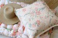 Chic Antique Putetrekk Blomstermønster Rosa 50x50 (529-16107407)