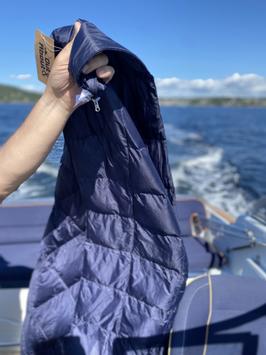 Norsk Dun Out&About Dunpledd Blå (479-114997)