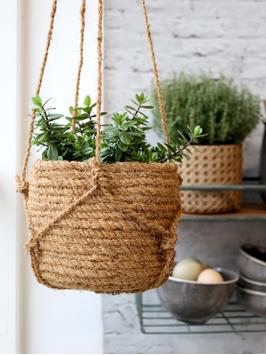 Chic Antique Kurv Kokosfiber Oppheng Ø18xH14