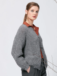 Katia  Strikkeoppskrift-PDF Jakke Alpaca Silver (766-CPT-71)