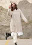 Katia  Strikkeoppskrift-PDF Lang V-Genser Alpaca Silver (766-CPT-200)