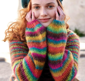 Katia Strikkeoppskrift-PDF Stripegenser Reiki (766-CPT-800)