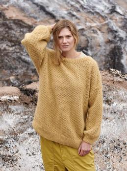 Katia  Strikkeoppskrift-PDF V-genser Alpaca Silver (766-CPT-802)
