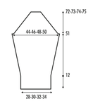 Katia  Strikkeoppskrift-PDF Genser Cotton Merino (766-MOD-6235-50)