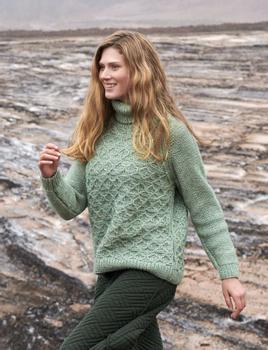 Katia  Strikkeoppskrift-PDF Strukturgenser Cotton Merino (766-MOD-6309-17)