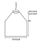 Katia  Strikkeoppskrift-PDF Strukturgenser Cotton Merino (766-MOD-6309-17)