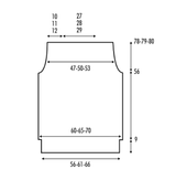 Katia Strikkeoppskrift-PDF Flettegenser Alpaca Silver (766-MOD-6235-49)