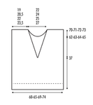 Katia  Strikkeoppskrift-PDF V-genser Alpaca Silver (766-CPT-802)