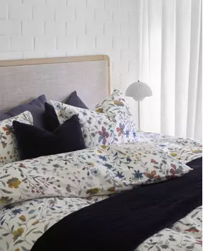 Turiform Tilde Sengesett Bomullssateng blomstret (479-116770,116771)