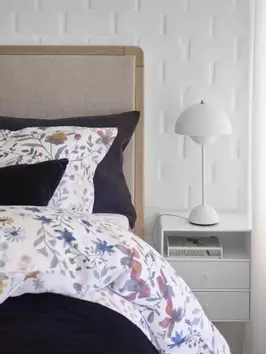 Turiform Tilde Sengesett Bomullssateng blomstret (479-116770,116771)