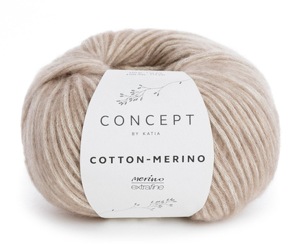 Katia Cotton-Merino Beige 104,  50g (766-929-104)