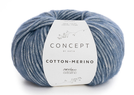 Katia Cotton-Merino Jeans 115, 50g